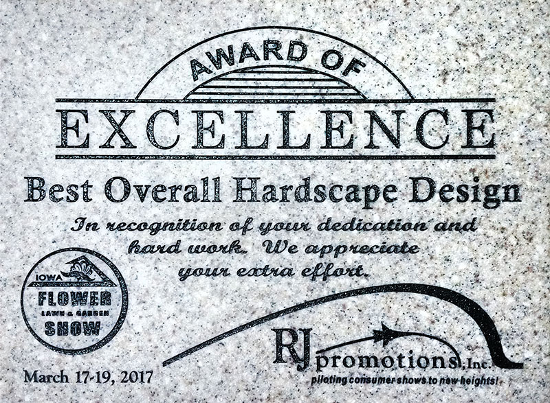 Award Of Excellence Best Hardscape Design 2017