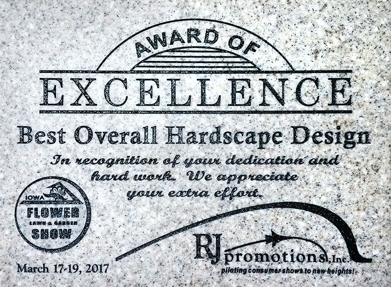 Award Of Excellence Best Hardscape Design 2017 Award Of Excellence Best Hardscape Design 2017