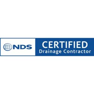 Certified drainage contractor of french drains.